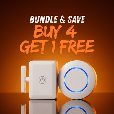 Buy 4 + 1 FREE MagicTapz™ Wireless Light Switch Kit