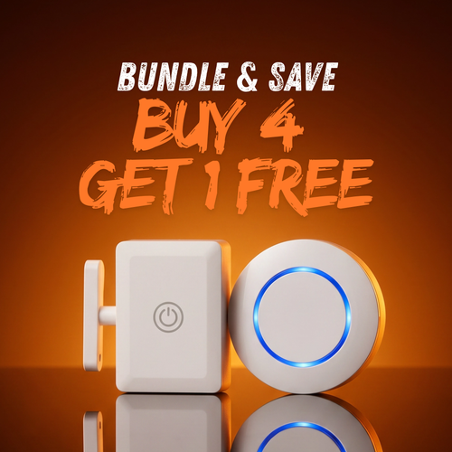 Buy 4 + 1 FREE MagicTapz™ Wireless Light Switch Kit